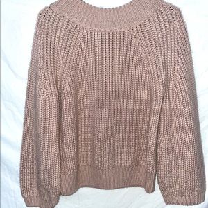Cute Dusty Pink Thick Sweater Size M